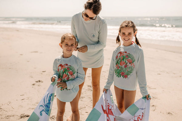 Floral UV Shirt - Kids