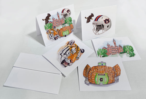 Auburn University Notecard Gift Set