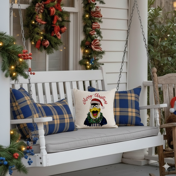 Santa Gus Watercolor GSU Pillow