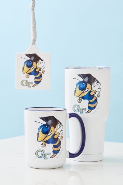 Georgia Tech Buzz Graduate 30z Tumbler