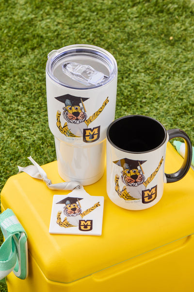 University of Missouri Truman the Tiger Graduate Watercolor Mug
