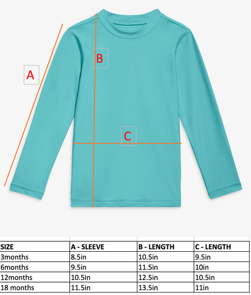 Floral UV Shirt - Baby