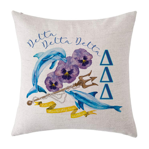 Tri Delta Pillow