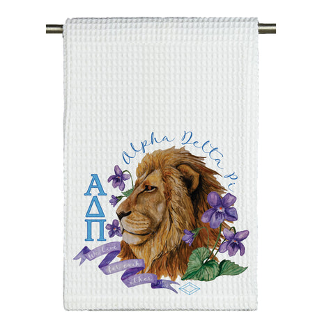 Alpha Delta Pi Microfiber Tea Towel