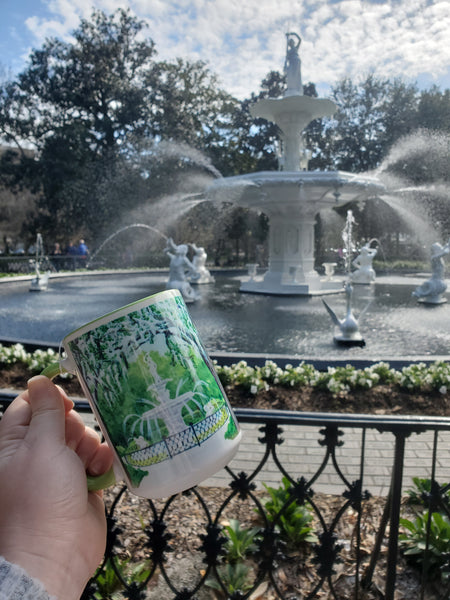 Forsyth Fountain Mug 15oz - Ceramic