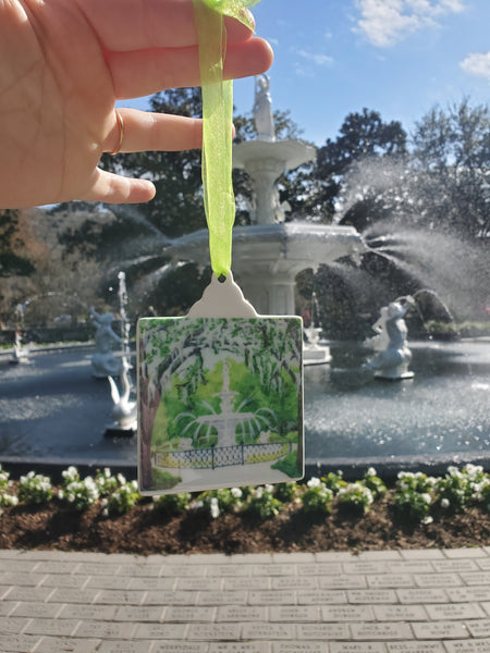 Forsyth Fountain Ornament