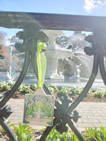 Forsyth Fountain Ornament