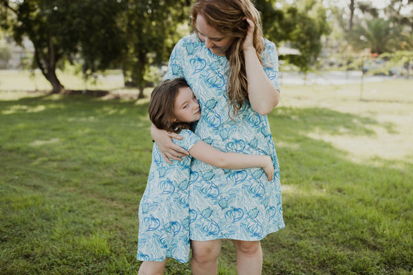 Ocean Life Swing Dress - Girls