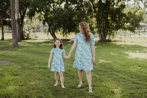 Ocean Life Swing Dress - Ladies