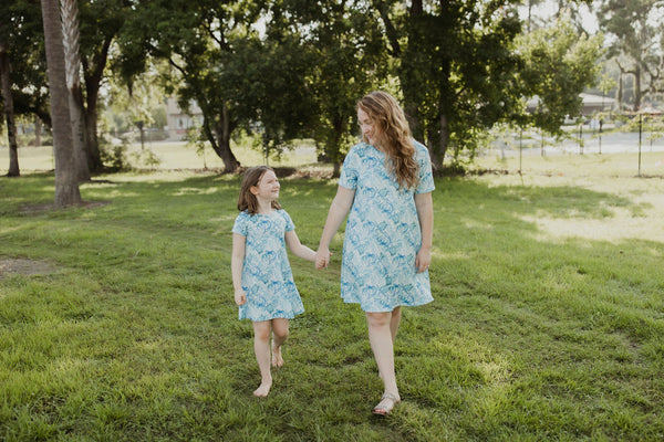 Ocean Life Swing Dress - Girls