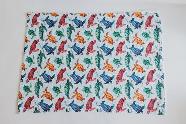Sea Turtles Plush Fleece Blanket
