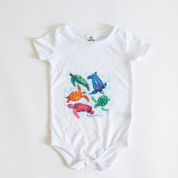 Sea Turtle Watercolor Onesie