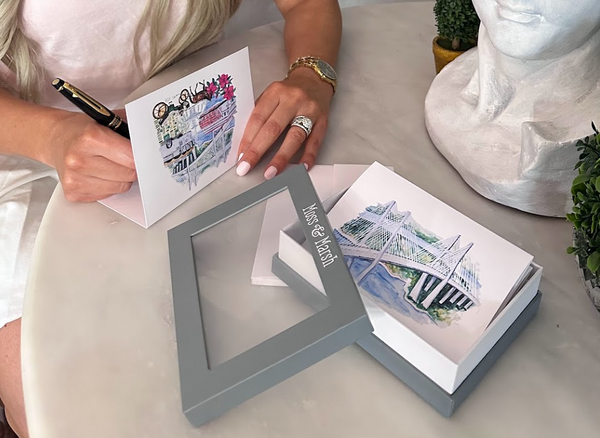 Flamingo Notecard Gift Set