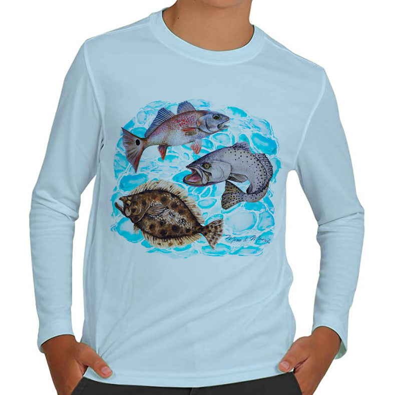 Kids Fishing Shirts UV Protection - Maggie Island