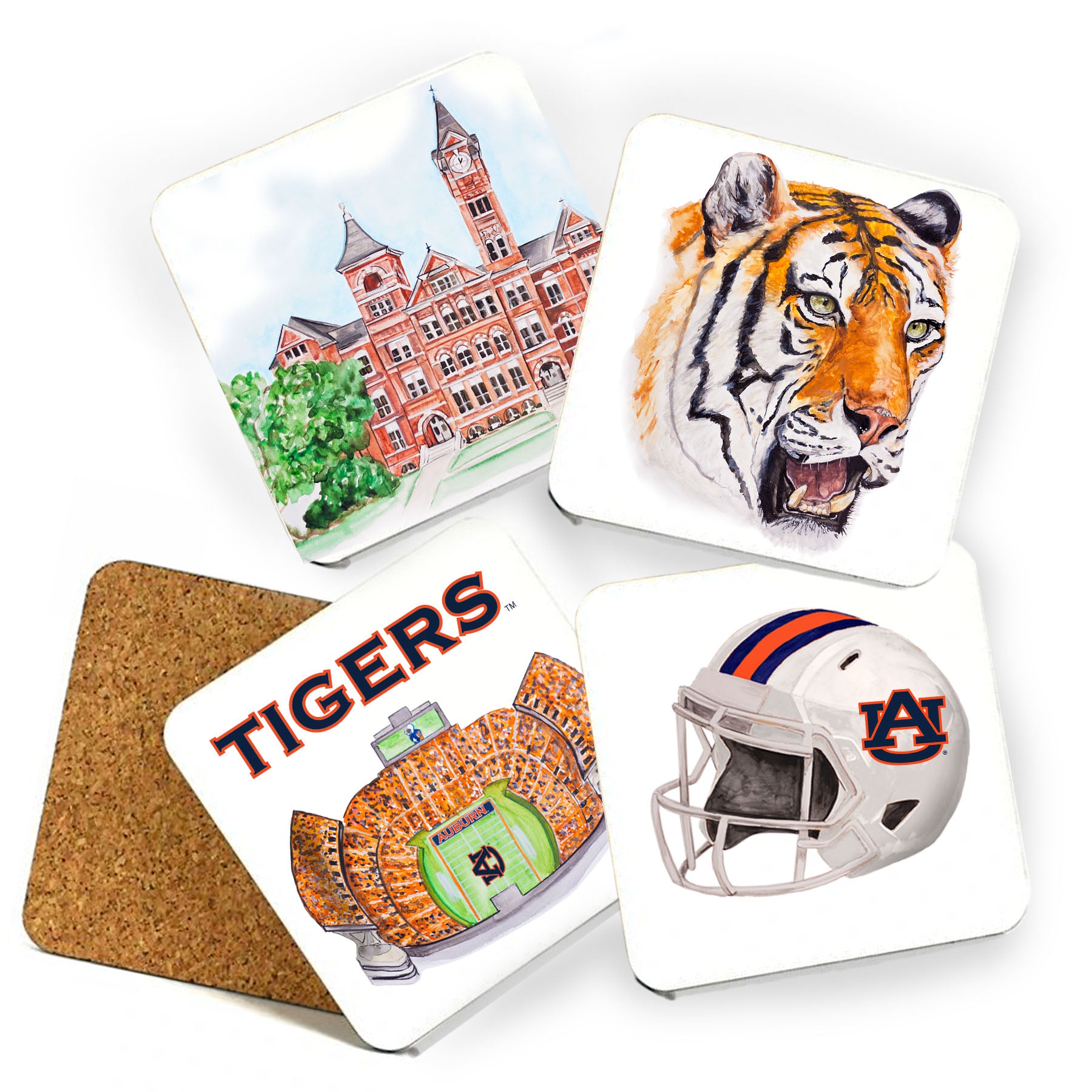 Auburn University Coasters Set