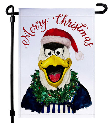 Santa Gus Watercolor GSU Garden Flag