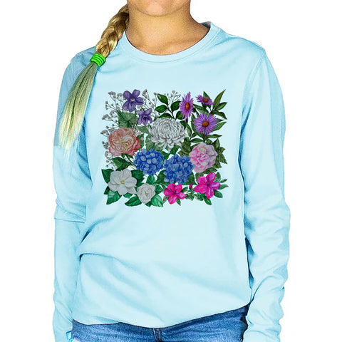 Floral UV Shirt - Kids