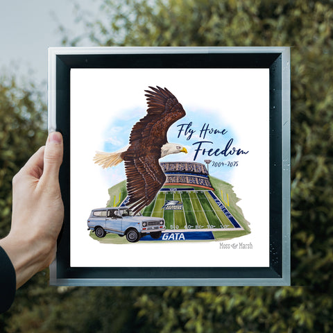Freedom Tribute Collage Print