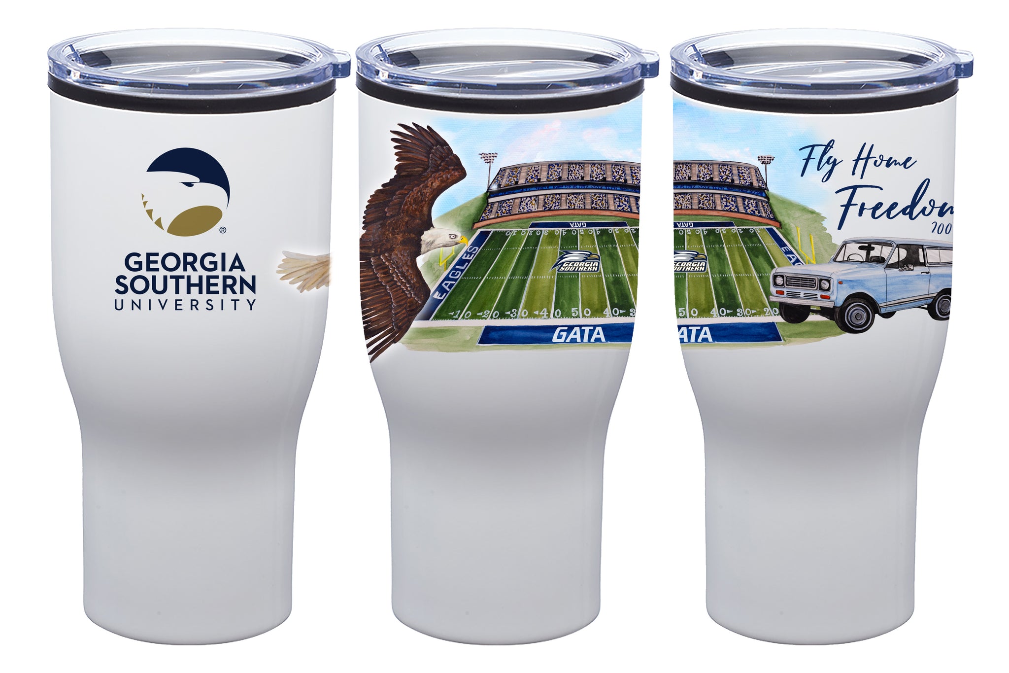 Freedom Tribute GSU 30oz Tumbler