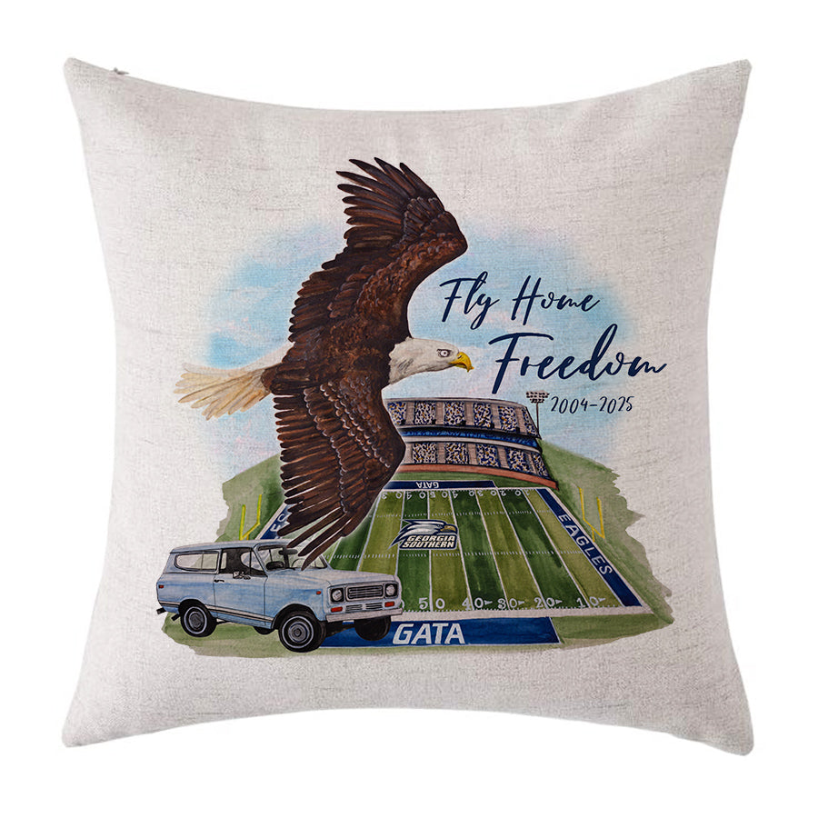 Freedom Tribute GSU Watercolor Pillow