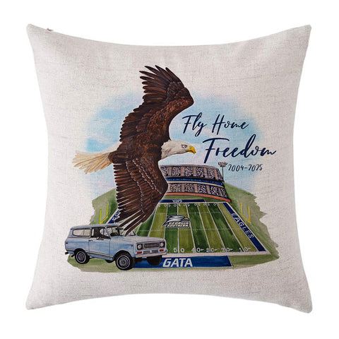 Freedom Tribute GSU Watercolor Pillow