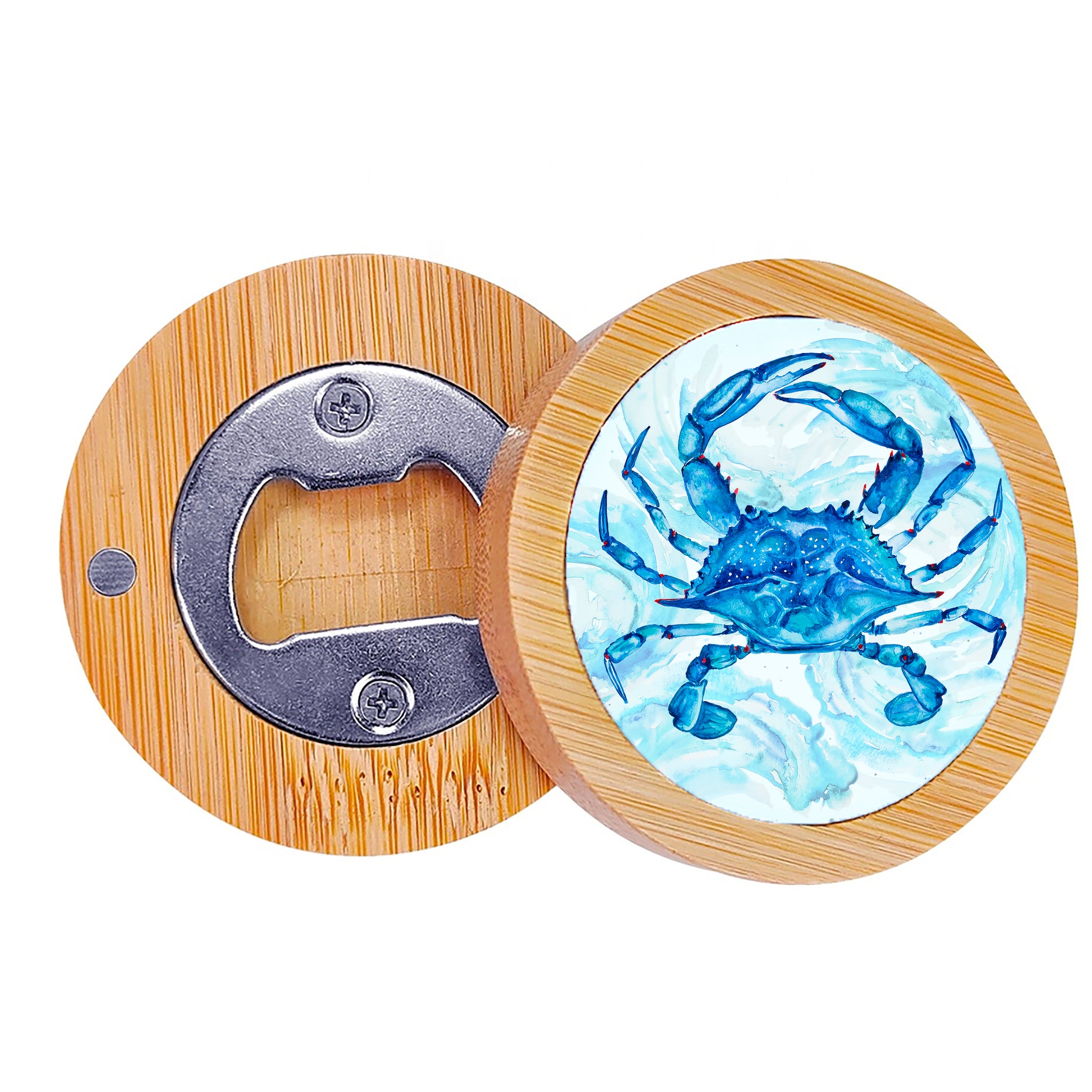 Crab Bottle Opener Magnets