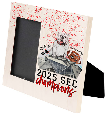 2025 Champions Wooden Picture Frame