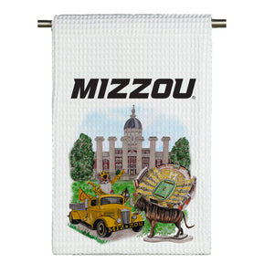 University of Missouri Watercolor Tea Towel