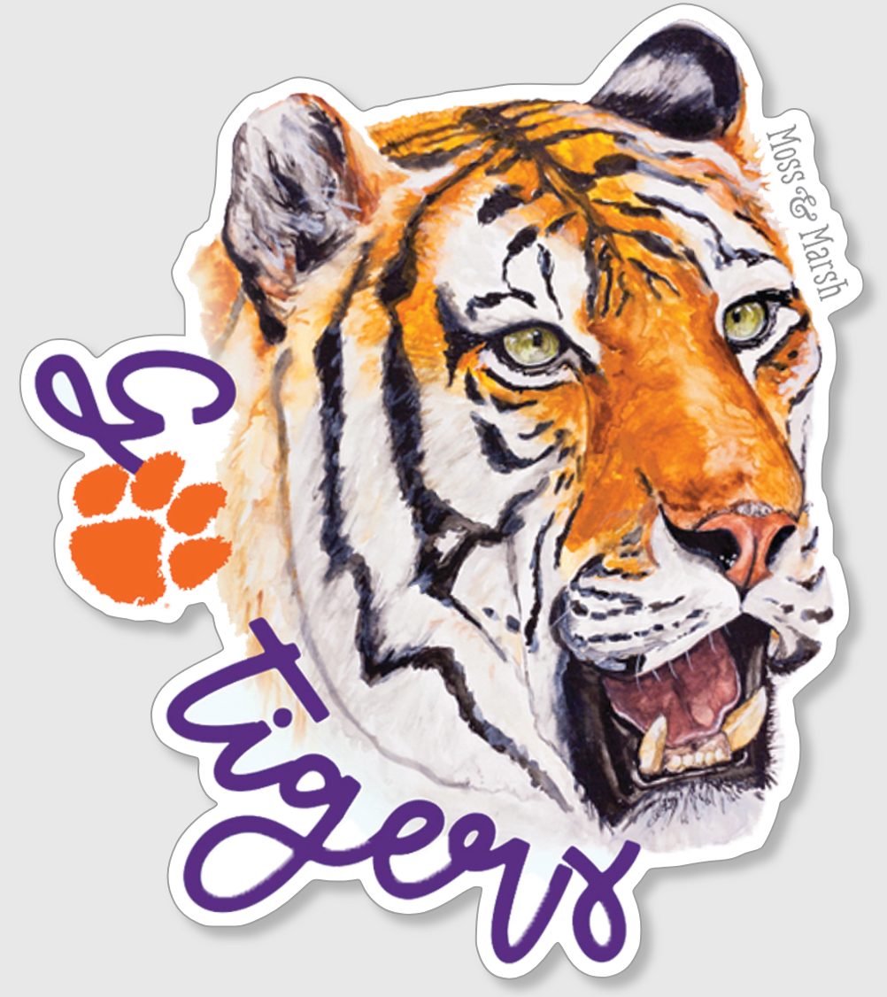 Clemson University Tiger Sticker