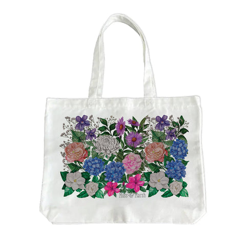 Southern Floral Tote Bag