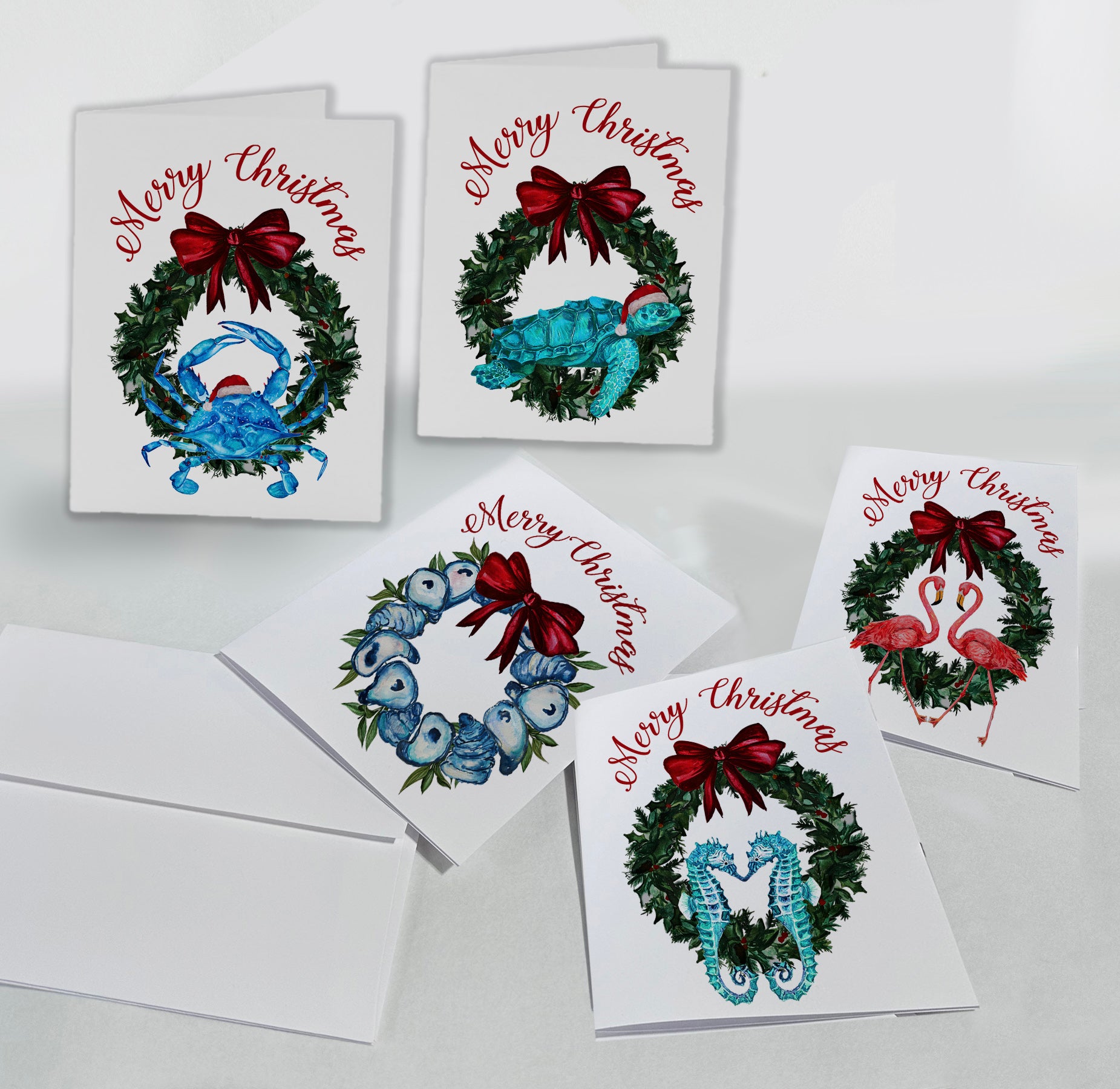 Coastal Coastal Christmas Notecard Gift Set