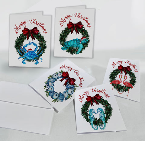 Coastal Coastal Christmas Notecard Gift Set