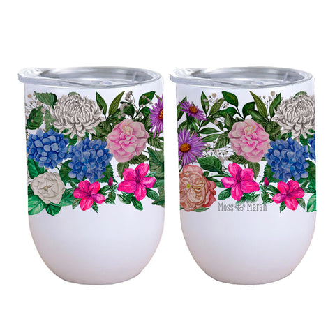 Southern Floral Watercolor Wine/Coffee Tumbler