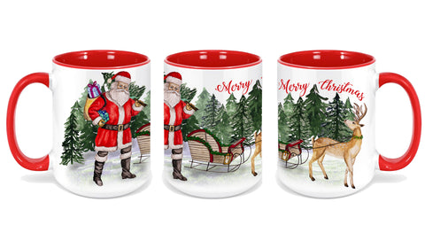 Nostalgic Christmas Mug 15oz - Ceramic