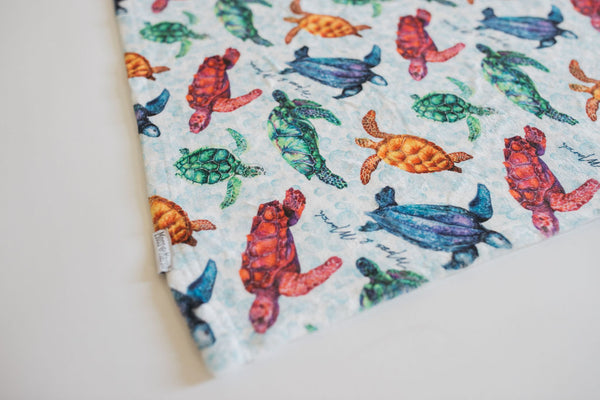 Sea Turtles Plush Fleece Blanket