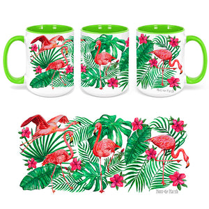 Flamingo Mug 15oz - Ceramic