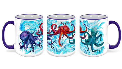 Octopus Mug 15oz - Ceramic