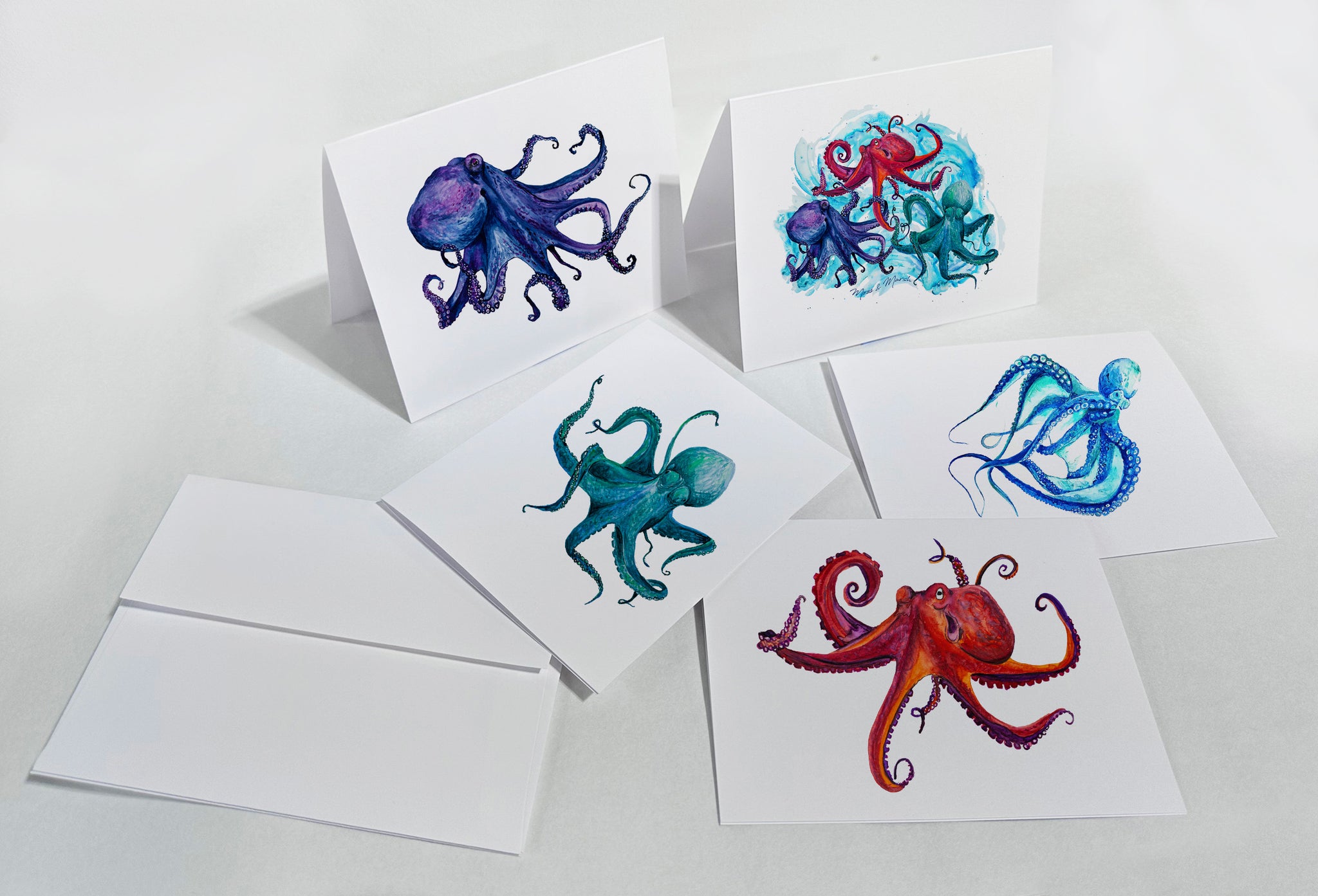Octopus Notecard Gift Set