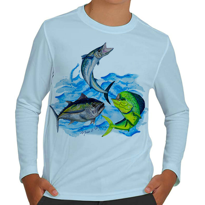 Offshore Fish UV Shirt - Kids