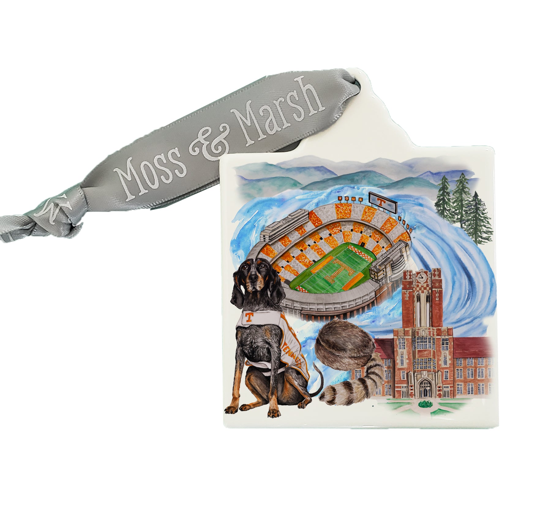 University of Tennessee Watercolor Ornament