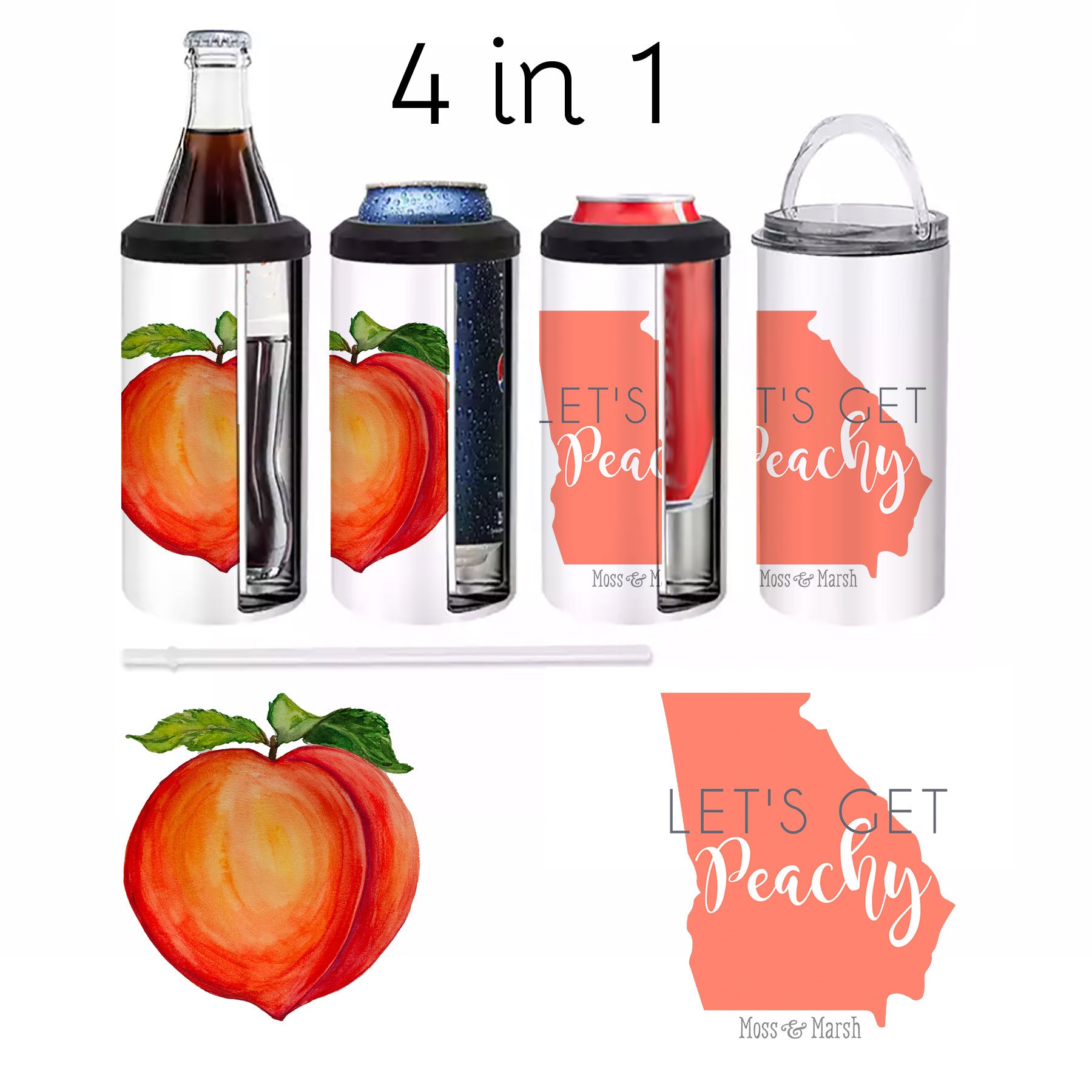 Peachy Can Cooler