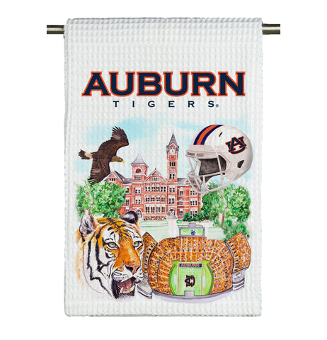 Auburn University Watercolor Tea Towel
